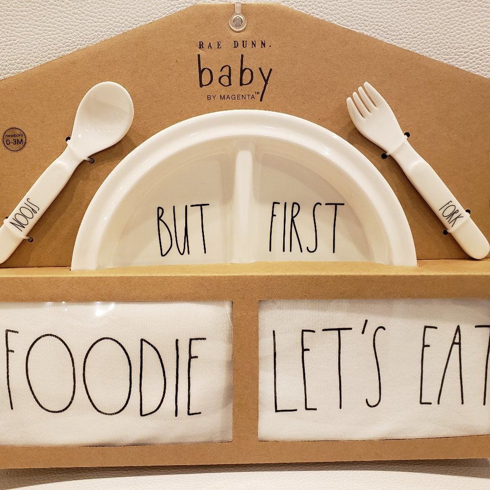 Rae Dunn 'But First Food' 5 Piece Gift Set